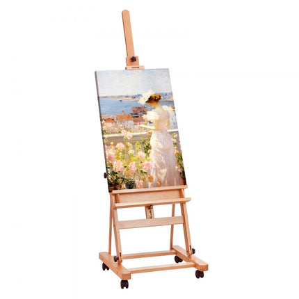 VEVOR schildersezel studio-ezel beukenhouten staande schildersezel H-frame