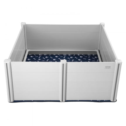 VEVOR werpbox puppy box puppy run dierenbox werpbox 152x152x61cm