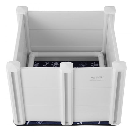 VEVOR werpbox puppy box puppy run dierenbox werpbox 72x72x46cm