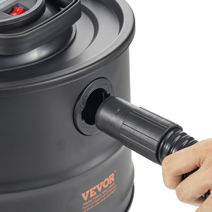 VEVOR asstofzuiger 1200W roetstofzuiger schoorsteenstofzuiger grillstofzuiger 15L container