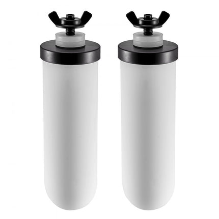VEVOR Vervanging waterfilter Zwaartekrachtfiltersysteem Vervanging 2-pack Keramisch