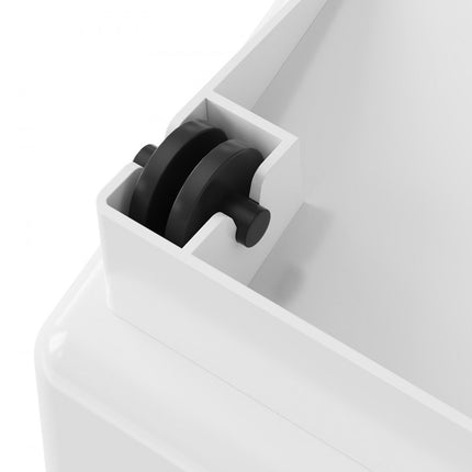 VEVOR motbestendige opbergcontainers keukenopbergdoos 15 L x 2, zichtbare opbergcontainer PP met deksel en wielen, luchtdichte container voor rijst, meel, suiker, peulvruchten, noten, dierenvoeding