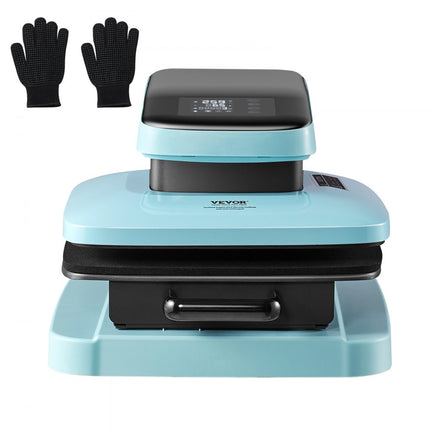 VEVOR Automatische hittepers, 15x15 inch slimme T-shirtpers met automatische release, verwarmt snel en gelijkmatig, sublimatie hittepers voor T-shirts, sublimatie, vin