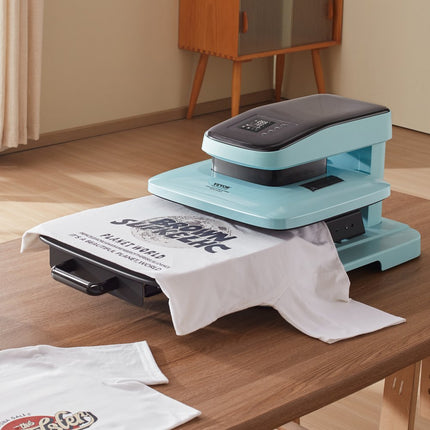 VEVOR Automatische hittepers, 15x15 inch slimme T-shirtpers met automatische release, verwarmt snel en gelijkmatig, sublimatie hittepers voor T-shirts, sublimatie, vin