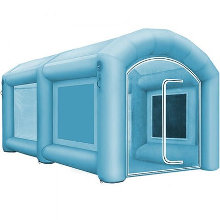 Vevor Opblaasbare Spuitcabine Tent Autolakcabine 2 Blowers 330/680w 4x2,5x2,2 M