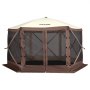 VEVOR tuintent opvouwbare paviljoen feesttent pop-up tent 8 personen 3,81x3,81x2,28m