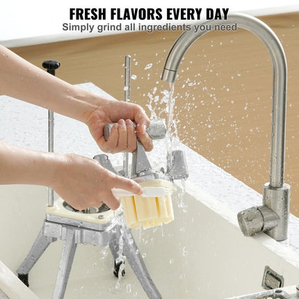 VEVOR Friteuse Machine 3/8 Inch Aardappelsnijder Frieten Snijmachine voor het snijden van groenten Fruit Komkommer Aardappel Ui Paddestoel Appel