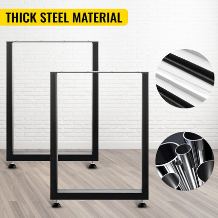 VEVOR Tafelpoot Tafelpoten 2x tafelonderstel tafelonderstel tafellopers tafelpoten tafelonderstel 60x72cm