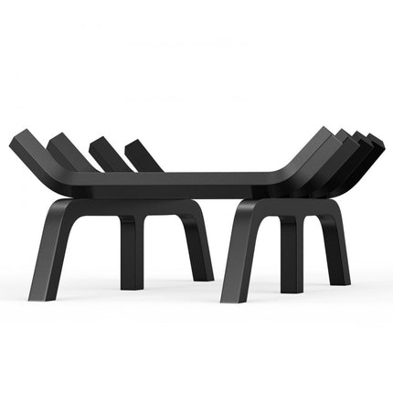 VEVOR brandhoutrooster haardrooster vuurrooster vuurhaard inzethaard 46x18x10cm