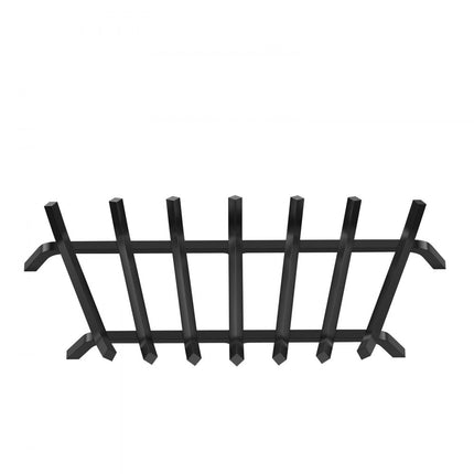 VEVOR Brandhoutrooster 30" Zwaar uitgevoerd open haardrooster met 6 steunpoten, 3/4" massieve gepoedercoate stalen staven, houthouder voor binnen- en buitenhaarden