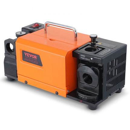 VEVOR MR-13A boorslijpmachine 120W boorslijpmachine 4500 rpm slijpstation staalborenslijper 95-135° verstelbare punthoek 11 spantangen geschikt voor boordiameter φ3-13 mm