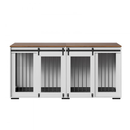 VEVOR hondenkooi meubel bijzettafel hondenbox hondenhuis 1800x600x861mm 90kg