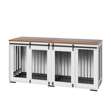 VEVOR hondenkooi meubel bijzettafel hondenbox hondenhuis 1800x600x861mm 90kg