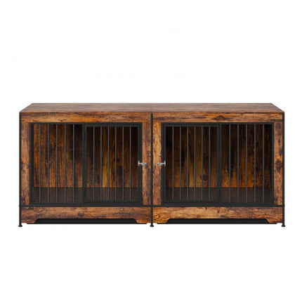 VEVOR hondenkooi meubel bijzettafel hondenbox hondenhuis 1901x670x824mm 135kg