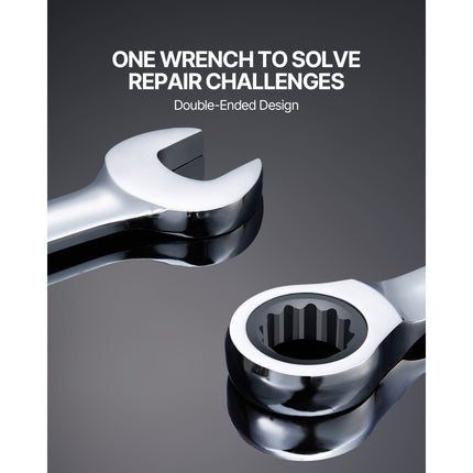 VEVOR sleutelset ratelsleutelset 16-delig metrisch 8-24mm garage