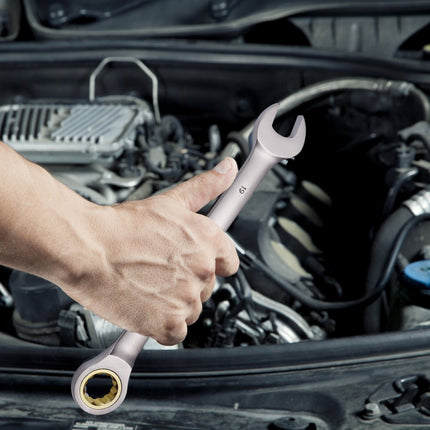 VEVOR sleutelset ratelsleutelset 24-delig SAE Metrisch 8-19mm 1/4-7/8