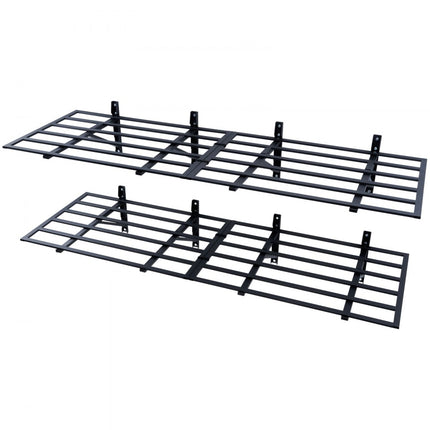 VEVOR set van 2 garageplanken 1830 x 630 x 305 mm gereedschapsopslag 363 kg per laag gereedschapshouder muur 183 x 61 cm plankruimte opbergplanken metalen plank gereedschapsorganizer wandplanken