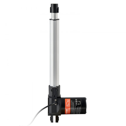VEVOR 6000N Lineaire actuator DC 12V Lineaire aandrijving IP44 Elektrische lineaire motor 250 mm Slaglengte Geluidsniveau ≤ 50 dB Elektrische deuropener 5 mm/s Rijsnelheid Lineaire technologie Aanpassing Aandrijving