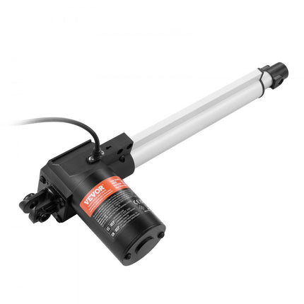 VEVOR 6000N Lineaire actuator DC 12V Lineaire aandrijving IP44 Elektrische lineaire motor 250 mm Slaglengte Geluidsniveau ≤ 50 dB Elektrische deuropener 5 mm/s Rijsnelheid Lineaire technologie Aanpassing Aandrijving