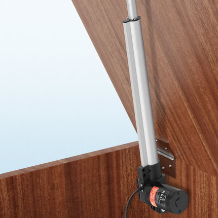 VEVOR 6000N Lineaire actuator DC 12V Lineaire aandrijving IP44 Elektrische lineaire motor 400 mm Slaglengte Geluidsniveau ≤50 dB Elektrische deuropener 5 mm/s Rijsnelheid Lineaire technologie Aanpassing Aandrijving