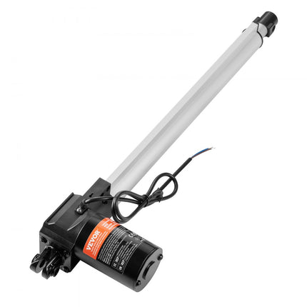VEVOR 6000N Lineaire actuator DC 12V Lineaire aandrijving IP44 Elektrische lineaire motor 400 mm Slaglengte Geluidsniveau ≤50 dB Elektrische deuropener 5 mm/s Rijsnelheid Lineaire technologie Aanpassing Aandrijving