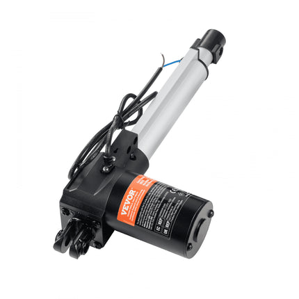 VEVOR 6000N Lineaire actuator DC 12V Lineaire aandrijving IP44 Elektrische lineaire motor 150 mm Slaglengte Geluidsniveau ≤50 dB Elektrische deuropener 5 mm/s Rijsnelheid Lineaire technologie Aanpassing Aandrijving