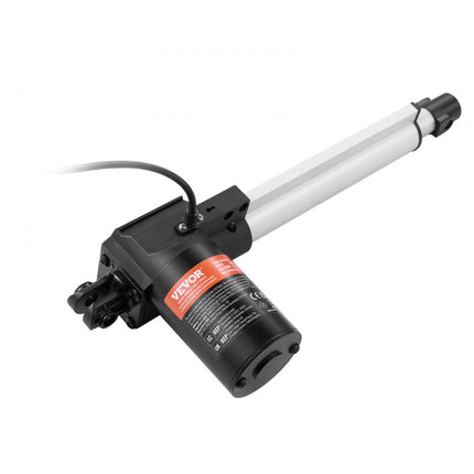 VEVOR 6000N Lineaire actuator DC 12V Lineaire aandrijving IP44 Elektrische lineaire motor 200 mm Slaglengte Geluidsniveau ≤ 50 dB Elektrische deuropener 5 mm/s Rijsnelheid Lineaire technologie Aanpassing Aandrijving