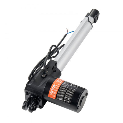 VEVOR 6000N Lineaire actuator DC 12V Lineaire aandrijving IP44 Elektrische lineaire motor 200 mm Slaglengte Geluidsniveau ≤ 50 dB Elektrische deuropener 5 mm/s Rijsnelheid Lineaire technologie Aanpassing Aandrijving