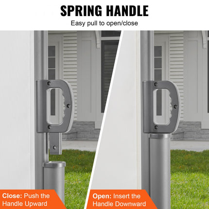 VEVOR Intrekbare Zijluifel TerrasschermOmheining 180 x 600cm Schermscheidingswand Intrekbare Buitendeur Intrekbare Afrastering Buitenscherm Voor Makkelijk te Installeren Privacy Bescherming