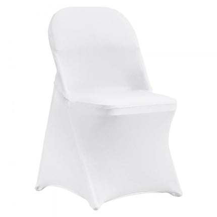 VEVOR 30 stuks stoelhoezen wit, universele stoelhoezen, stoelhoezen elastisch, elastaan stoelhoes max. 406 x 508 x 762 mm voor bruiloften, feesten, feesten, hotels, stoelbescherming stoelhoes spandex