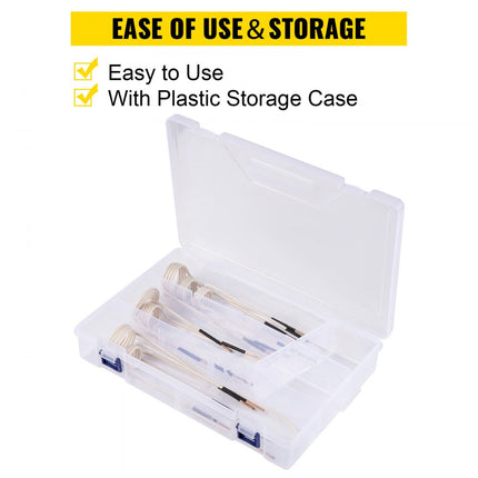 VEVOR Inductieverwarmingsspiraalset, 8-delig hittebestendig inductieverwarmingsgereedschap met flexibiliteit en lange levensduur voor het verwijderen van roestige bouten en moeren