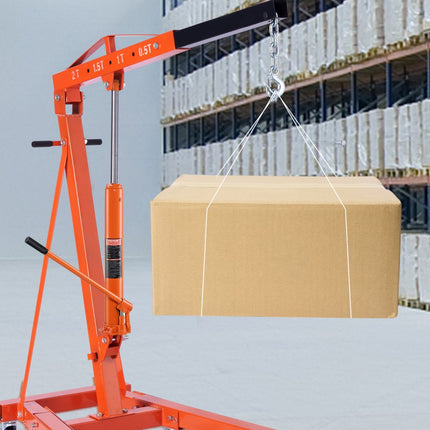 VEVOR hydraulische lange ramkrik, 3T motorliftcilinder met enkele zuigerpomp en platte basis, hydraulische autofleskrik voor motorliften, garage-/winkelkranen, boerderij enz.