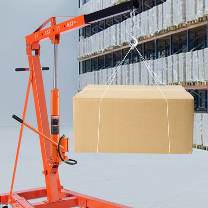 VEVOR hydraulische lange ramkrik, 8T motorliftcilinder met enkele zuigerpomp en luchtpomp, hydraulische autofleskrik voor motorliften, garage-/winkelkranen, boerderij enz.