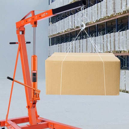 VEVOR hydraulische lange ramkrik, 8T motorliftcilinder met dubbele zuigerpomp en vorkbasis, hydraulische autofleskrik voor motorliften, garage-/winkelkranen, boerderij enz.