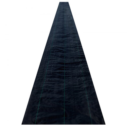 VEVOR 1,8x76m onkruidbestrijdingsstof Tuinfleece 4,1 OZ geweven onkruidbestrijdingsstof Hoge doorlaatbaarheid Goed voor bloembedden Geotextielstof voor ondervloer PP bodembedekker