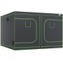 VEVOR kweekkast 305 x 305 x 203 cm kas gemaakt van 19 mm stalen frame en 600D Oxford stof kweektent 60 kg laadvermogen kweekkast geschikt voor 400 W kweeklicht binnen kweektent