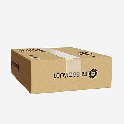 Derins Aktenschrank, Rollcontainer mit 2 Schubladen, Büroschrank mit Ladestation, und offenen Trennwänden, für Dokumente in A4-, Letter, für Büro, Arbeitszimmer, Marrone Vintage e Nero EBF80CWJ01