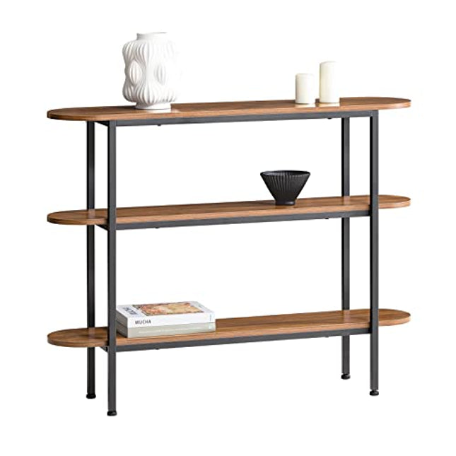 Derins FSB67-WS Konsolentisch Flurtisch Sideboard schmaler Beistelltisch Sofatisch Dekotisch BHT ca: 110x86x25cm