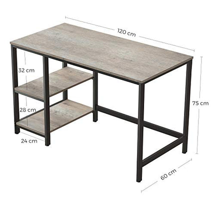 VASAGLE Bureau, computertafel, pc-tafel, bureautafel
