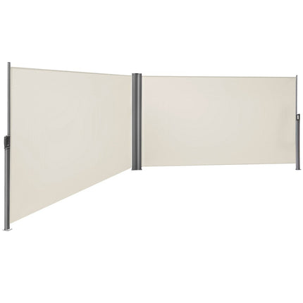SONGMICS Dubbele zijluifel, uittrekbaar, 1,6 x 6m (H x L)GSA320E