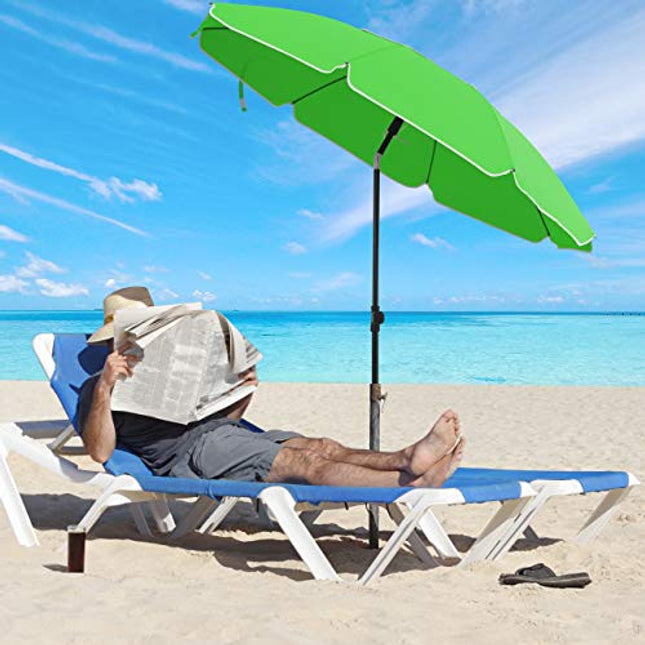 SONGMICS Ø 160 cm parasol, strandparaplu