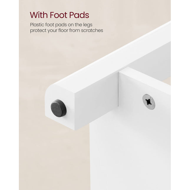 VASAGLE Salontafel, 2 grote laden,  80 x 80 x 45 cm,  LCT207T14