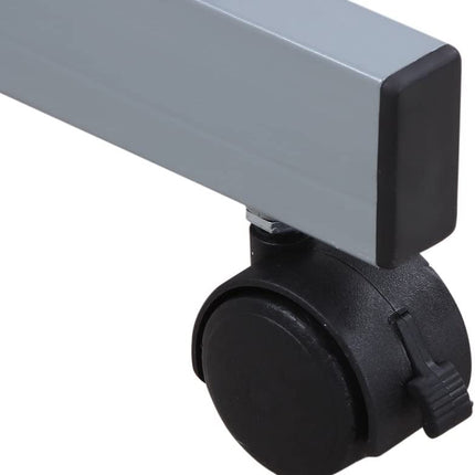 VASAGLE Bureau, computertafel met 4 wielen