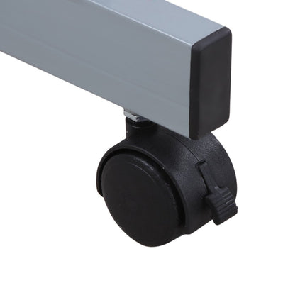 VASAGLE Bureau, computertafel met 4 wielen