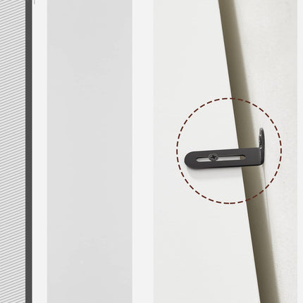 VASAGLE Bücherregal, freistehend, mit 3 Fächern, höhenverstellbare Einlegeböden, für Wohnzimmer, Kinderzimmer, Büro, 80 x 24 x 93 cm, weiß LBC106T14