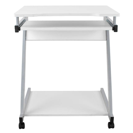 VASAGLE Bureau, computertafel met 4 wielen