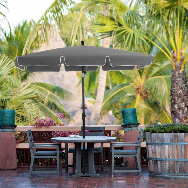 SONGMICS Parasol for balcony, rectangular garden screen