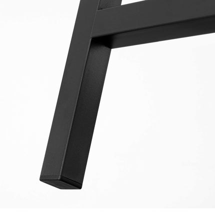 VASAGLE Set van 2 barkrukken, hoge eetkamerstoelen, voor keuken, eetkamer, woonkamer, industriële stijl, vintage bruin en zwart LBC65X