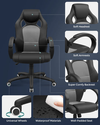 SONGMICS Racing chair office chair gaming chair OBG56BG