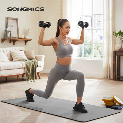 SONGMICS Halterset, set van 2, dumbbells, halters